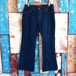 Women's Route 66 Low Rise Fit Dark Wash Denim Jeans SIZE 16A Dark Wash